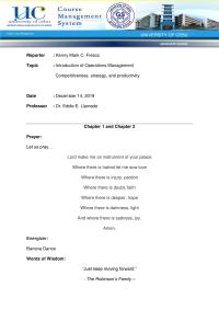 Operations Management