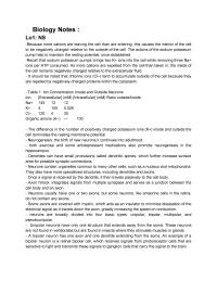 Biology Notes
