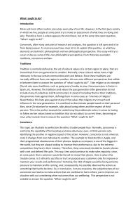 Corporate Governance What I ought