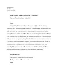 Business Law Case Brief