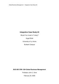 Integrative Case Study #2