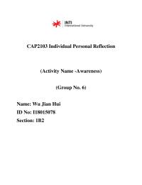 individual reflection