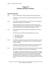 978-1259687969 Chapter 10 Solution Manual Part 1