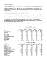978-0077861780 Chapter 6 Excel Problem