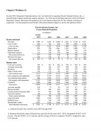 978-0077861780 Chapter 9 Excel Problem