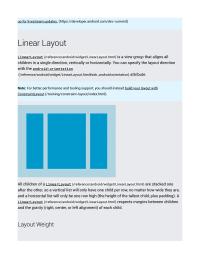 Linear Layout