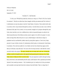 Federalist Vs. AntiFederalist