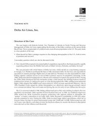 978-1259913747 Delta Air Lines Inc Case