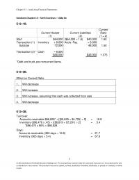 978-0078025556 Chapter 13 Exercise Solution