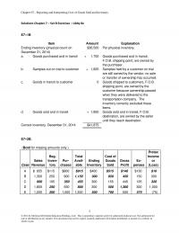 978-0078025556 Chapter 7 Exercise Solution