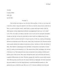 Close Reading Essay