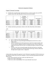 Homework Assignment 1 Solution