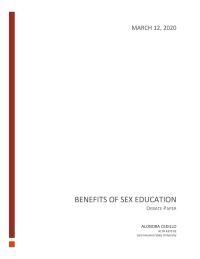 Con : Sex Education