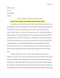 Analysis Fall of The House of Usher