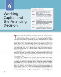 Working Capital and the Financing Decision
