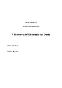 Dimensional Darts