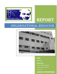 organisational behaviour