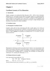 Report Differential Calculus and