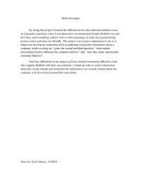 Reflection Paper Reflection