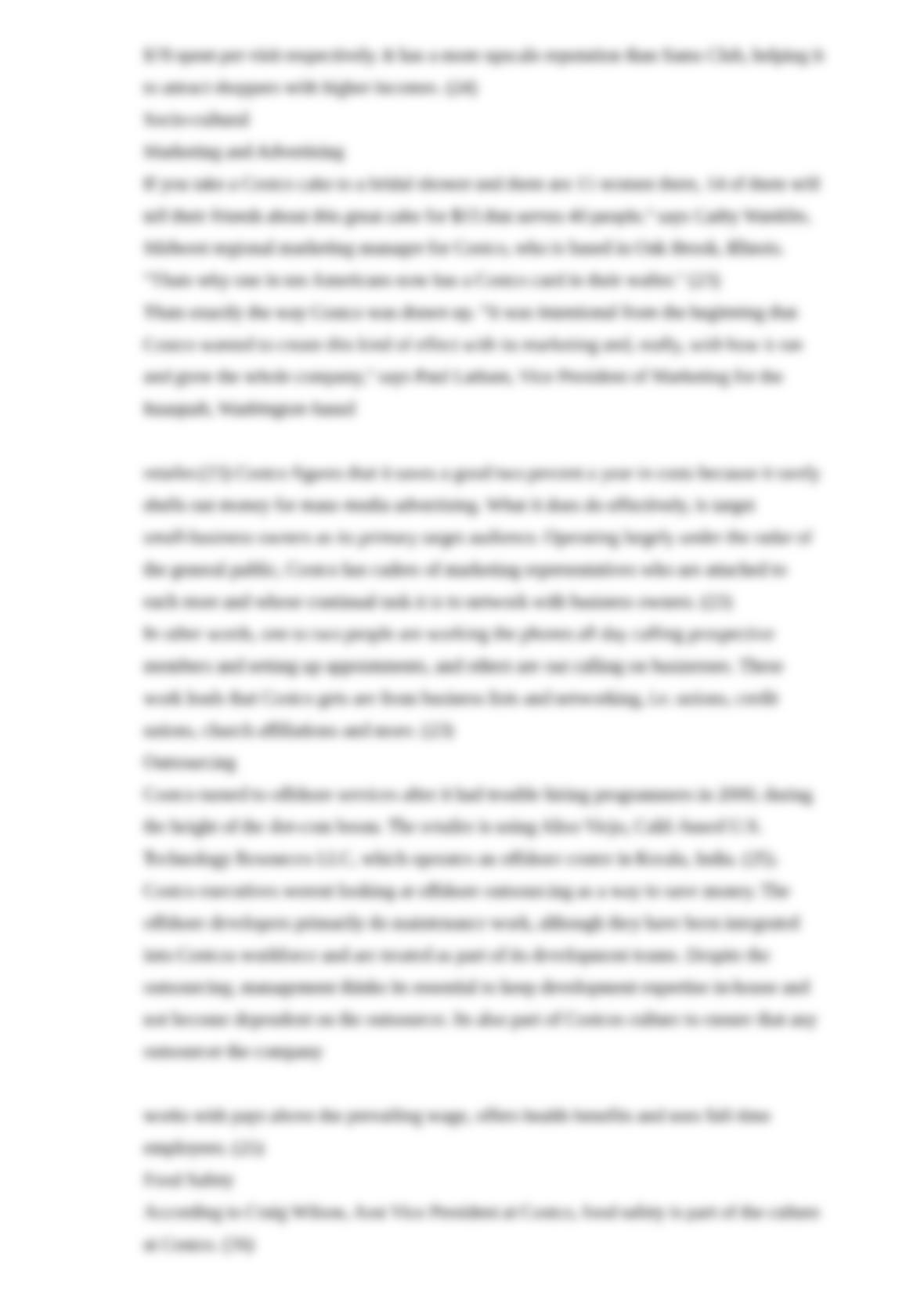 Costco pestel analysis 2020 picture