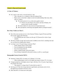 Peace & Violence Studies Chapter 6