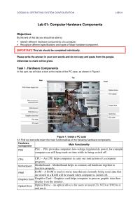 Operating System Configuration week 1 lab