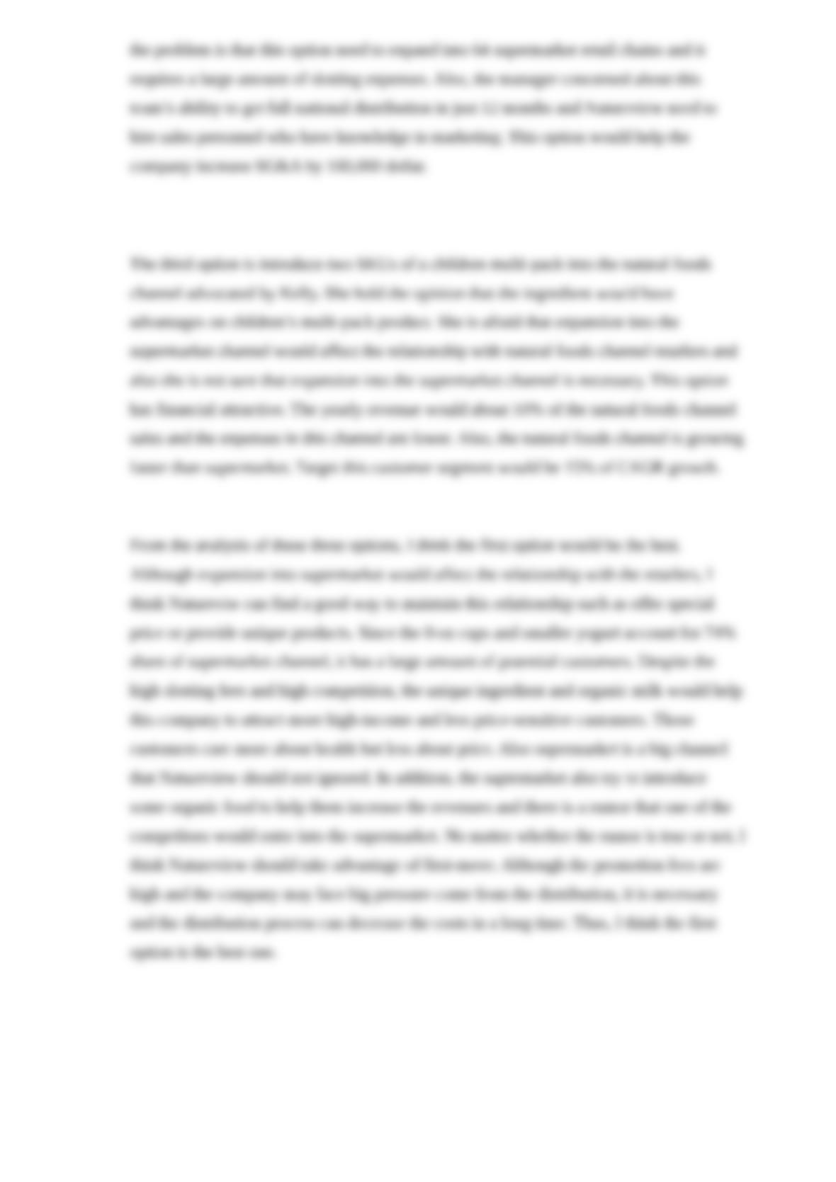 Natureview farm marketing problem picture