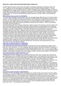 Student Microsoft vs Apple Does
