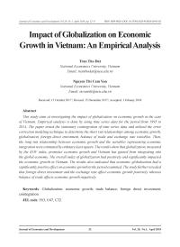 Research Journal of Economics and