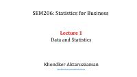 Data and statistic