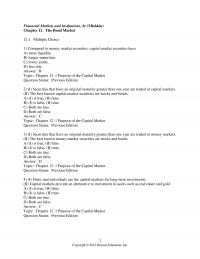 978-0133427073 Test Bank Chapter 12 Part 1
