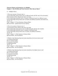 978-0133427073 Test Bank Chapter 5 Part 1