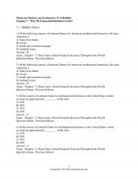 978-0133427073 Test Bank Chapter 7 Part 1