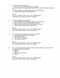 978-1118582558 Test Bank Chapter 1 Part 1