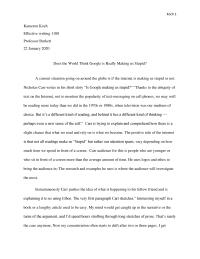 Essay Koch 1Kameron KochEffective