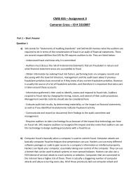 ASSIGNMENT 3 CMIS 455  Assignment