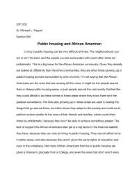 Public Housing African American