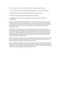 Case Study Q1 The factors that have