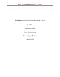 Customer Community Project