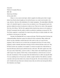 Ethics Abortion Essay