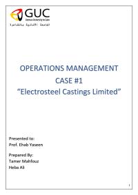 Electrosteel Castings Limited