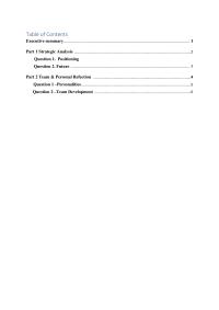 ececutive summary