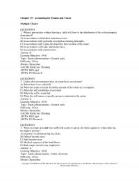 978-1259444951 Test Bank Chapter 19 Part 1