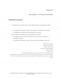 978-1259444951 Test Bank Chapter 2 Part 1