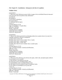 978-1259444951 Test Bank Chapter 3 Part 1