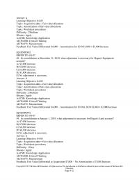 978-1259444951 Test Bank Chapter 4 Part 2