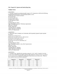 978-1259444951 Test Bank Chapter 8 Part 1
