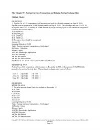 978-1259444951 Test Bank Chapter 9 Part 1