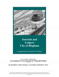 978-1259917059 Journals And Ledgers Bingham Solution Part 1