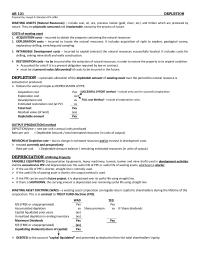 Intermediate Accounting – Depletion